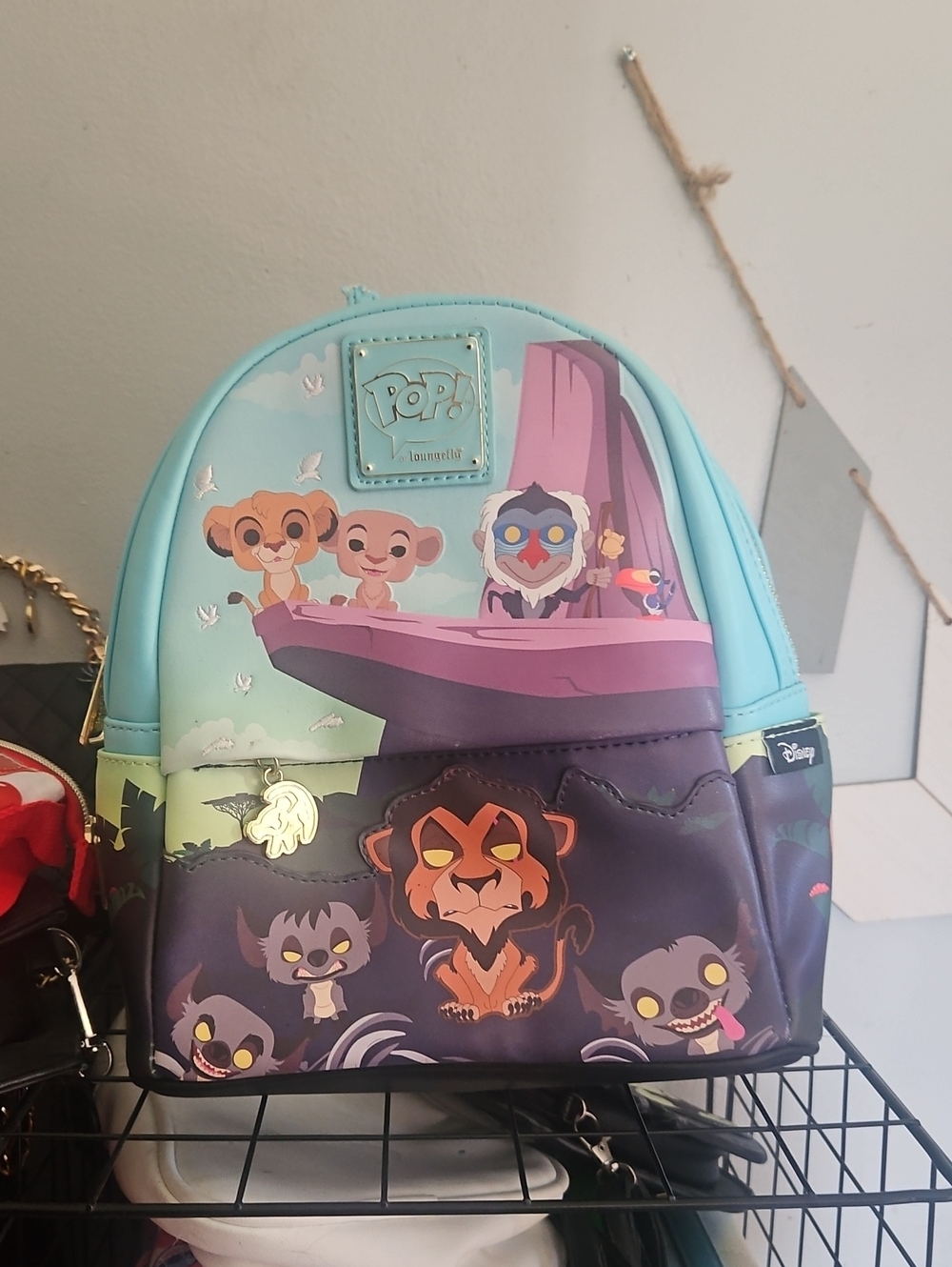 The Lion King Kids POP Loungefly  Backpack - Aqua